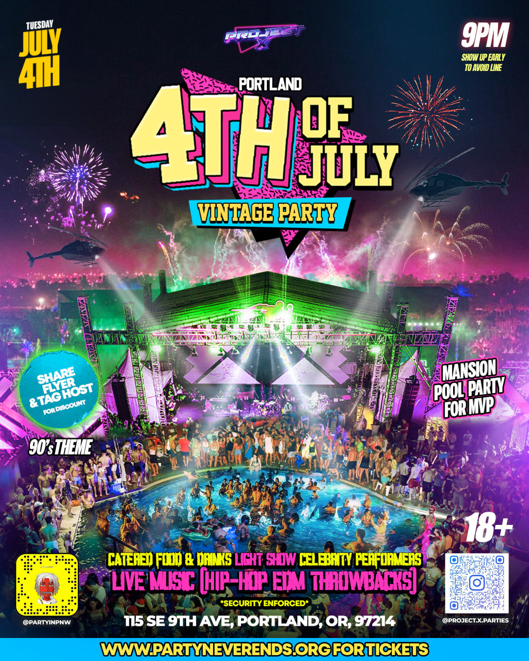 Portland: 4th of July 90s Party (General Admission)