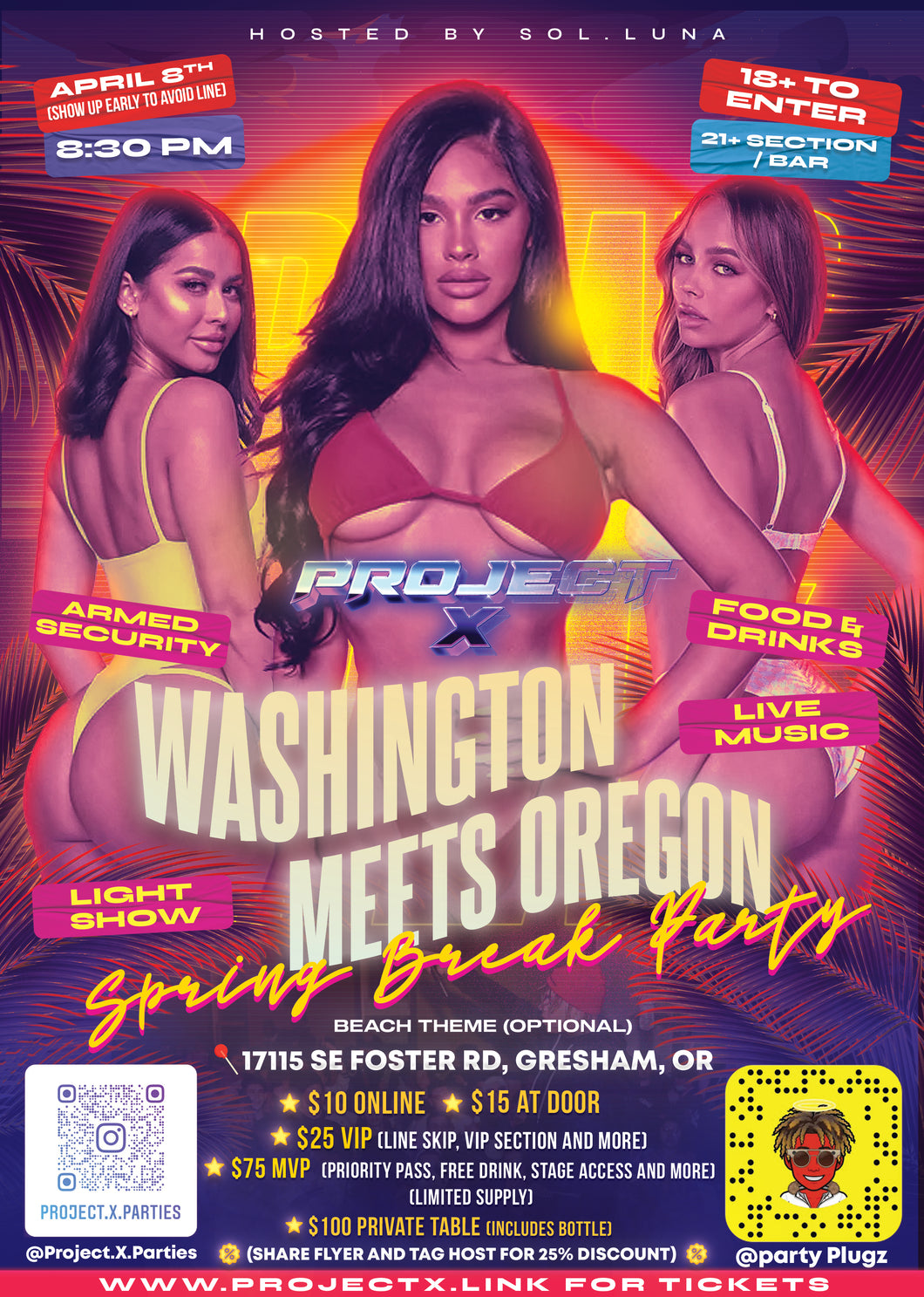 Washington Meets Oregon VIP