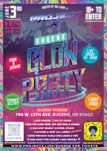 Eugene Glow Party General Admission