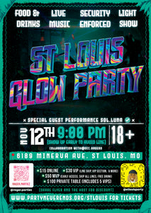 St Louis Glow Party VIP